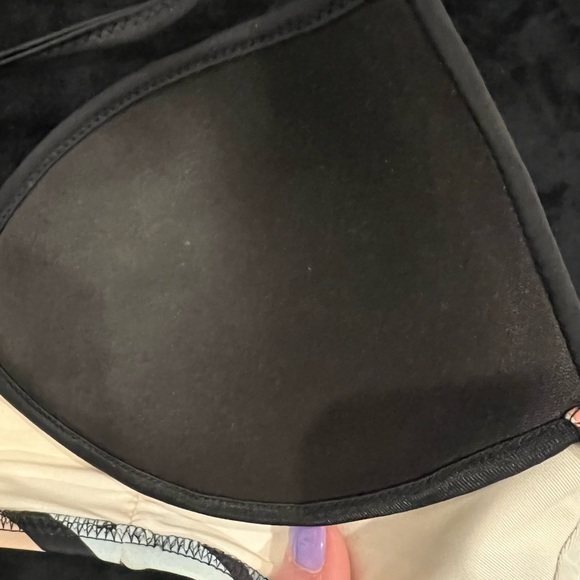 Victoria secrets deep PINK V neck push-up bikini top - Picture 8 of 9